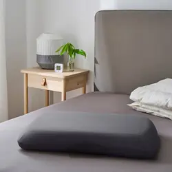 روبالشی برای بالش ارگونومیک ایکیا مدل IKEA TÖCKENFLY رنگ خاکستری