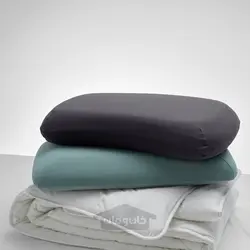 روبالشی برای بالش ارگونومیک ایکیا مدل IKEA TÖCKENFLY رنگ خاکستری