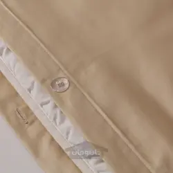 روکش لحاف و 2 عدد روبالشی ایکیا مدل IKEA BJÖRKAL رنگ رنگ بژ