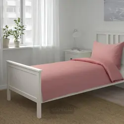 روکش لحاف و روبالشی ایکیا مدل IKEA BJÖRKAL رنگ صورتی