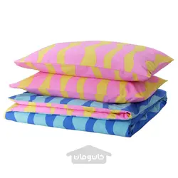 روکش لحاف و 2 عدد روبالشی ایکیا مدل IKEA SOMMARVICKER