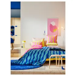 روکش لحاف و 2 عدد روبالشی ایکیا مدل IKEA SOMMARVICKER