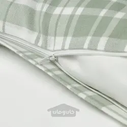 روکش لحاف و 2 عدد روبالشی ایکیا مدل IKEA STÄVMAL رنگ سبز روشن/بررسی