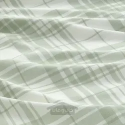 روکش لحاف و 2 عدد روبالشی ایکیا مدل IKEA STÄVMAL رنگ سبز روشن/بررسی