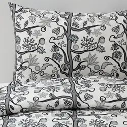 روکش لحاف و 2 عدد روبالشی ایکیا مدل IKEA VÅRSALLAT