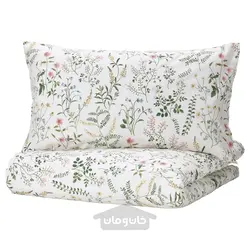 روکش لحاف و 2 عدد روبالشی ایکیا مدل IKEA TIMJANSMOTT