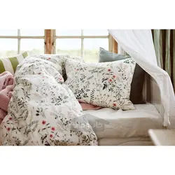 روکش لحاف و 2 عدد روبالشی ایکیا مدل IKEA TIMJANSMOTT