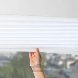 کرکره پلیسه دار ایکیا مدل IKEA SCHOTTIS رنگ سفید