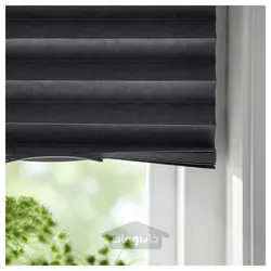 کرکره پلیسه دار مسدود کننده ایکیا مدل IKEA SCHOTTIS رنگ خاکستری تیره