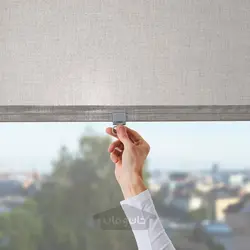 کرکره غلتکی ایکیا مدل IKEA LÅNGDANS رنگ خاکستری