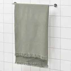 ملحفه حمام ایکیا مدل IKEA VALLASÅN رنگ سبز روشن