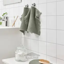 پارچه شستشو ایکیا مدل IKEA VALLASÅN رنگ سبز روشن