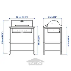 باربیکیو زغالی ایکیا مدل IKEA GRILLSKÄR