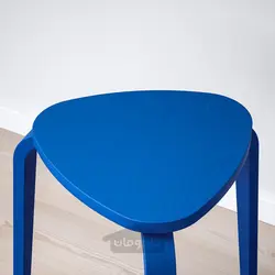 چهارپایه ایکیا مدل IKEA KYRRE رنگ آبی روشن