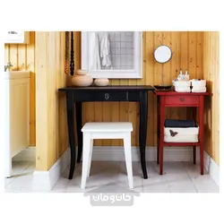 چهارپایه ایکیا مدل IKEA INGOLF رنگ سفید