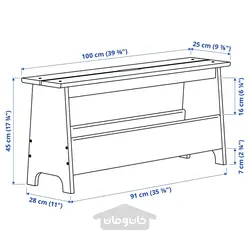 نیمکت با انباری ایکیا مدل IKEA PERJOHAN