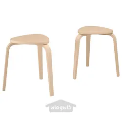 چهارپایه ست 2 عددی ایکیا مدل IKEA KYRRE