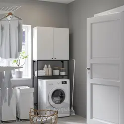 ترکیب ذخیره سازی ایکیا مدل IKEA ENHET رنگ درب سفید