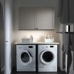 ترکیب ذخیره سازی ایکیا مدل IKEA ENHET رنگ قاب خاکستری درب