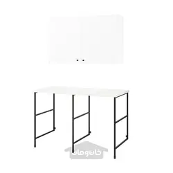 ترکیب ذخیره سازی ایکیا مدل IKEA ENHET رنگ درب سفید