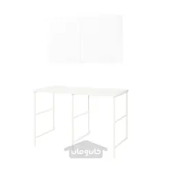 ترکیب ذخیره سازی ایکیا مدل IKEA ENHET رنگ درب سفید
