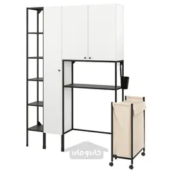 ترکیب ذخیره سازی ایکیا مدل IKEA ENHET رنگ آنتراسیت