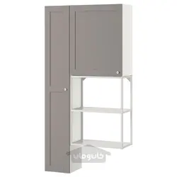 ترکیب ذخیره سازی ایکیا مدل IKEA ENHET رنگ سفید