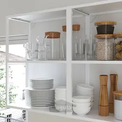 ترکیب ذخیره سازی ایکیا مدل IKEA ENHET رنگ سفید