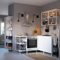 ترکیب ذخیره سازی ایکیا مدل IKEA ENHET رنگ سفید