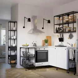 ترکیب ذخیره سازی ایکیا مدل IKEA ENHET رنگ آنتراسیت