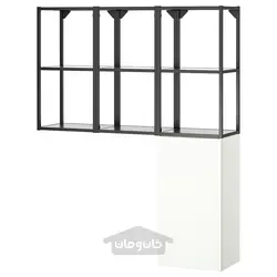 ترکیب ذخیره سازی ایکیا مدل IKEA ENHET رنگ آنتراسیت