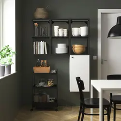 ترکیب ذخیره سازی ایکیا مدل IKEA ENHET رنگ آنتراسیت