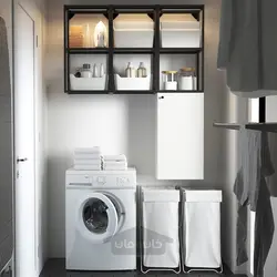 ترکیب ذخیره سازی ایکیا مدل IKEA ENHET رنگ آنتراسیت