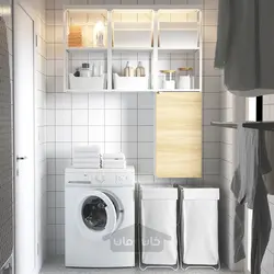 ترکیب ذخیره سازی ایکیا مدل IKEA ENHET رنگ سفید