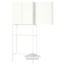 ترکیب ذخیره سازی ایکیا مدل IKEA ENHET رنگ درب سفید