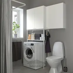 ترکیب ذخیره سازی ایکیا مدل IKEA ENHET رنگ درب سفید