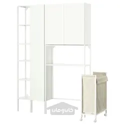 ترکیب ذخیره سازی ایکیا مدل IKEA ENHET رنگ سفید