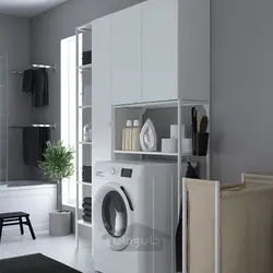 ترکیب ذخیره سازی ایکیا مدل IKEA ENHET رنگ سفید