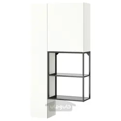 ترکیب ذخیره سازی ایکیا مدل IKEA ENHET رنگ آنتراسیت