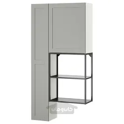 ترکیب ذخیره سازی ایکیا مدل IKEA ENHET رنگ آنتراسیت