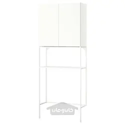 ترکیب ذخیره سازی ایکیا مدل IKEA ENHET رنگ درب سفید