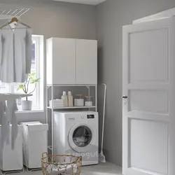 ترکیب ذخیره سازی ایکیا مدل IKEA ENHET رنگ درب سفید