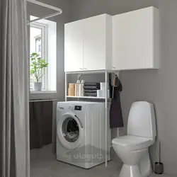 ترکیب ذخیره سازی ایکیا مدل IKEA ENHET رنگ درب سفید