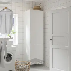 ترکیب ذخیره سازی ایکیا مدل IKEA ENHET رنگ درب سفید