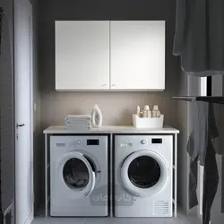 ترکیب ذخیره سازی ایکیا مدل IKEA ENHET رنگ درب سفید