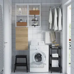 ترکیب ذخیره سازی ایکیا مدل IKEA ENHET رنگ سفید