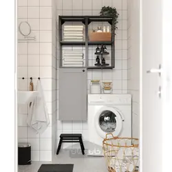 ترکیب ذخیره سازی ایکیا مدل IKEA ENHET رنگ آنتراسیت