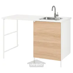 خشکشویی ایکیا مدل IKEA ENHET رنگ جلوه بلوط درب