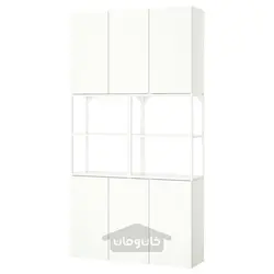 ترکیب ذخیره سازی ایکیا مدل IKEA ENHET رنگ سفید