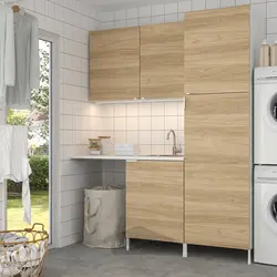 خشکشویی ایکیا مدل IKEA ENHET رنگ اثر بلوط اینهت